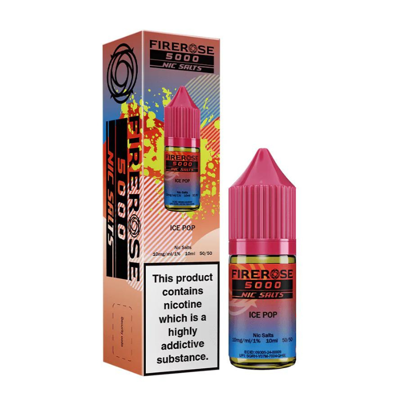 Ice Pop By Elux Firerose Nic Salt 10ml for your vape at Red Hot Vaping