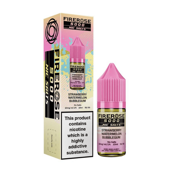 Strawberry Watermelon Bubblegum By Elux Firerose Nic Salt 10ml for your vape at Red Hot Vaping