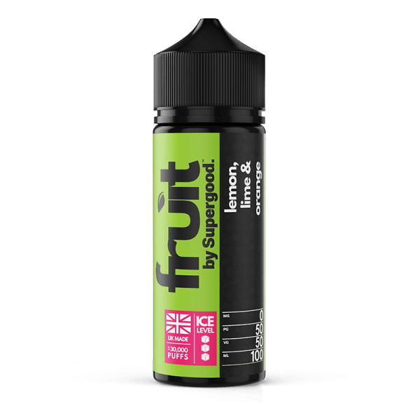Lemon Lime & Orange 50/50 By Supergood Fruit 100ml Shortfill for your vape at Red Hot Vaping