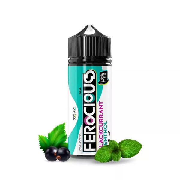 Blackcurrant Menthol 50/50 By Ferocious 100ml  Shortfill