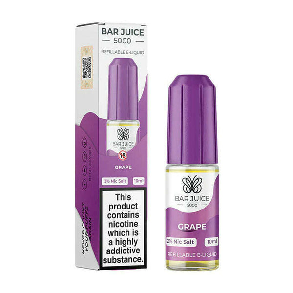 Grape By Bar Juice 5000 10ml for your vape at Red Hot Vaping