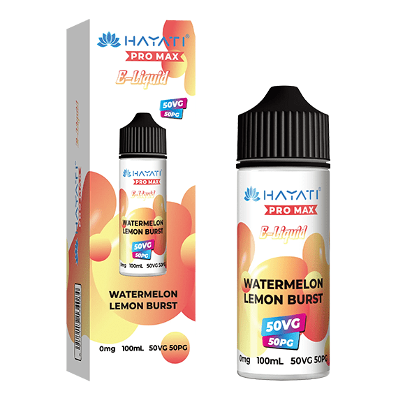 Watermelon Lemon Burst 50/50 By Hayati Pro Max Shortfill for your vape at Red Hot Vaping