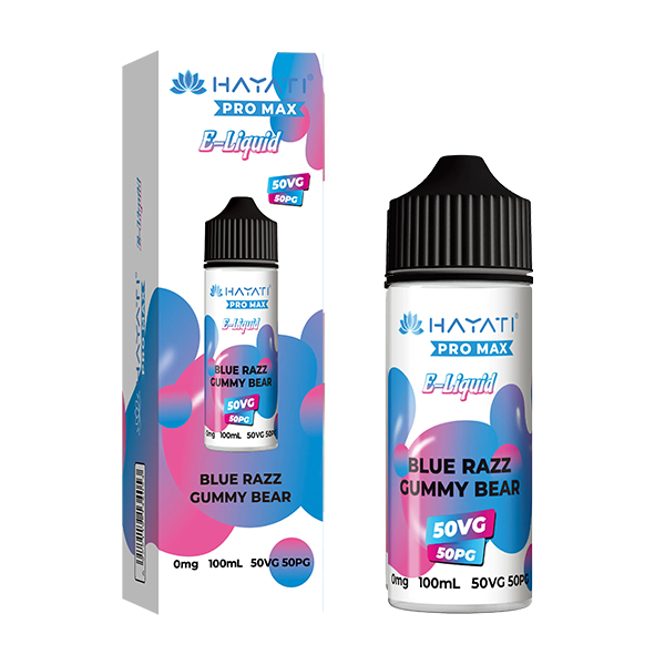 Blue Razz Gummy Bear 50/50 By Hayati Pro Max Shortfill