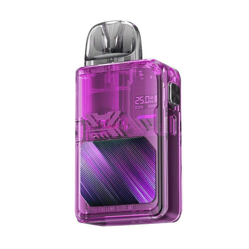 Thelema Elite Art 40 Pod Kit By Lost Vape in Holo Purple, for your vape at Red Hot Vaping