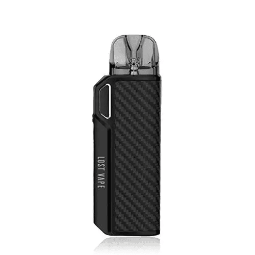 Thelema Elite 40 Pod Kit By Lost Vape in Black Carbon, for your vape at Red Hot Vaping