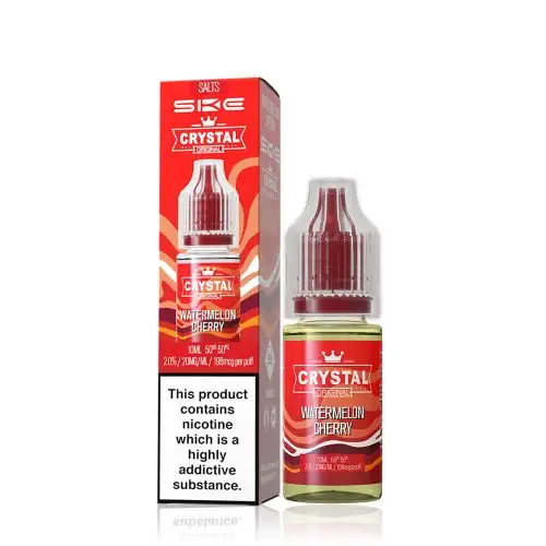 Watermelon Cherry By SKE Crystal Salts V2 10ml for your vape at Red Hot Vaping