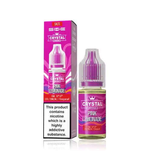 Pink Lemonade By SKE Crystal Salts V2 10ml for your vape at Red Hot Vaping