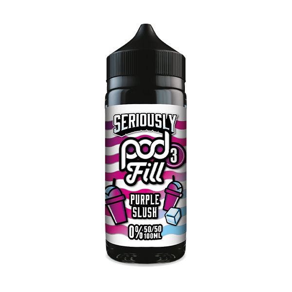 Purple Slush 50/50 By Seriously Pod Fill 3 100ml Shortfill