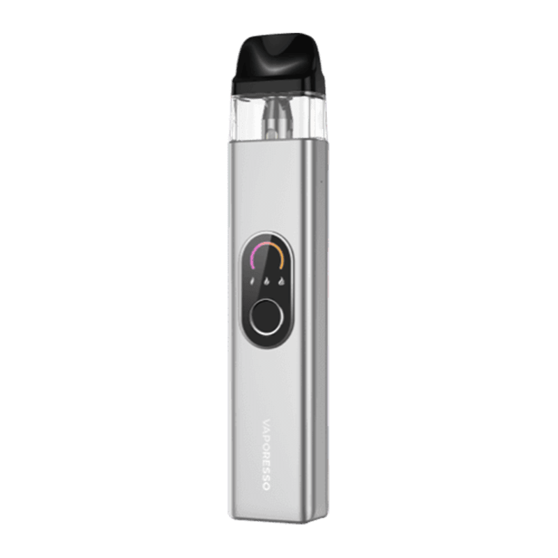 Xros 4 Pod Kit By Vaporesso in Vaporesso Silver, for your vape at Red Hot Vaping