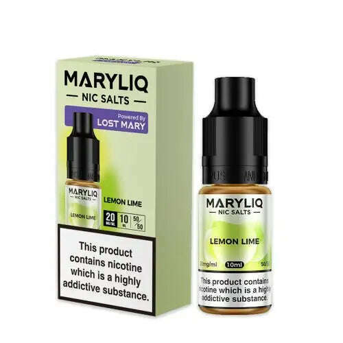 Lemon Lime By Maryliq The Official Lost Mary Nic Salts 10ml for your vape at Red Hot Vaping