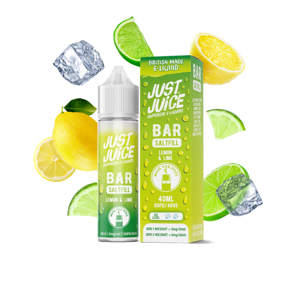 Lemon & Lime By Just Juice Bar Saltfill 40ml Shortfill