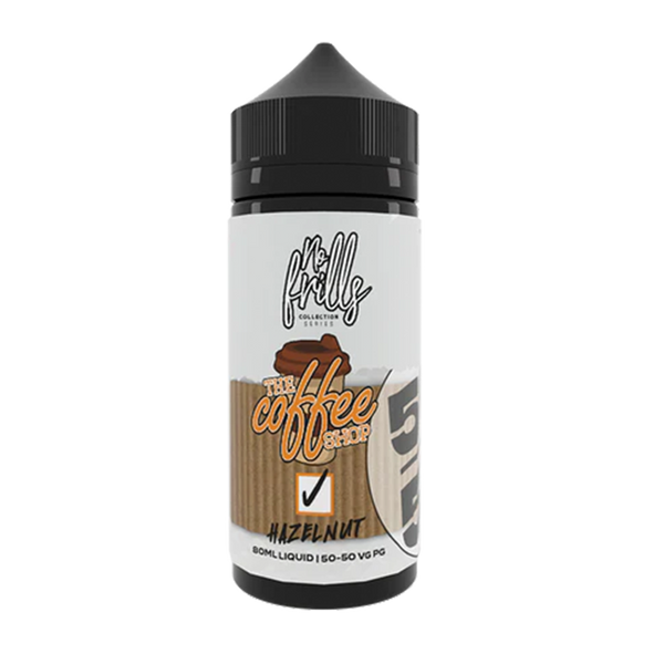 Coffee Shop Hazelnut  50/50 By No Frills 80ml Shortfill