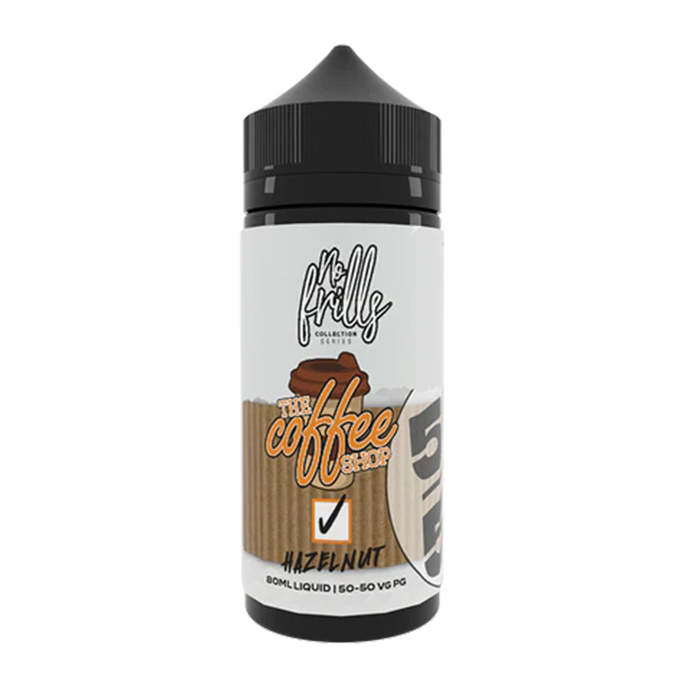 Coffee Shop Hazelnut  50/50 By No Frills 80ml Shortfill