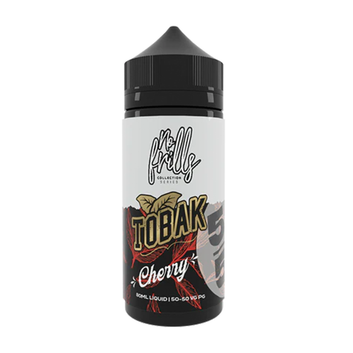 Tobak Cherry 50/50 By No Frills 80ml Shortfill