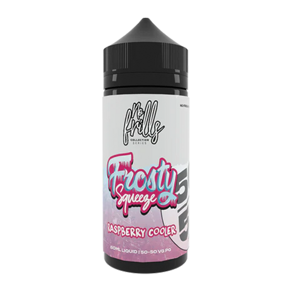 Frosty Squeeze Raspberry Cooler 50/50 By No Frills 80ml Shortfill