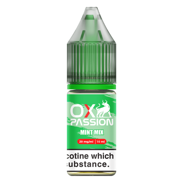 Mint Mix By Ox Passion Salt 10ml for your vape at Red Hot Vaping