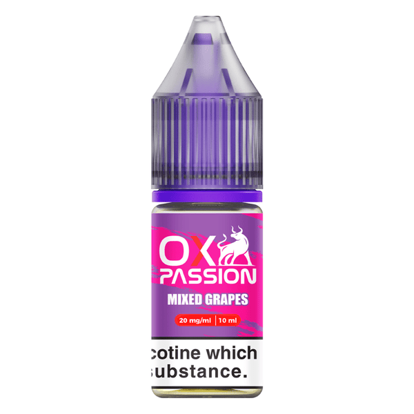 Mixed Grapes By Ox Passion Salt 10ml for your vape at Red Hot Vaping