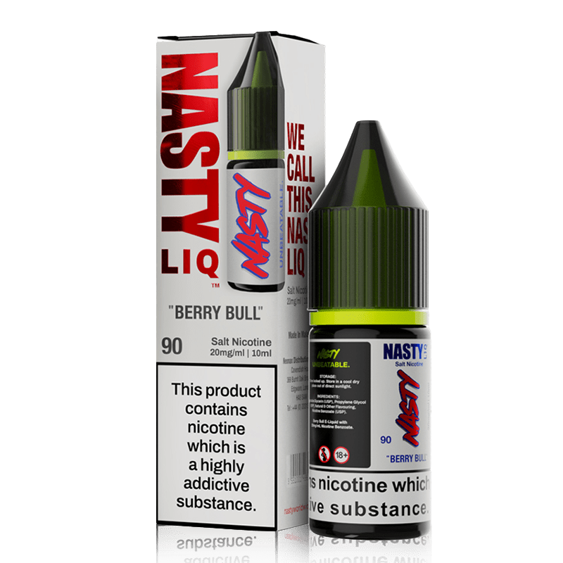 Berry Bull By Nasty Liq 10ml in 10mg, for your vape at Red Hot Vaping