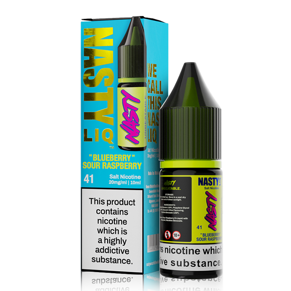 Blueberry Sour Raspberry By Nasty Liq 10ml in 10mg, for your vape at Red Hot Vaping