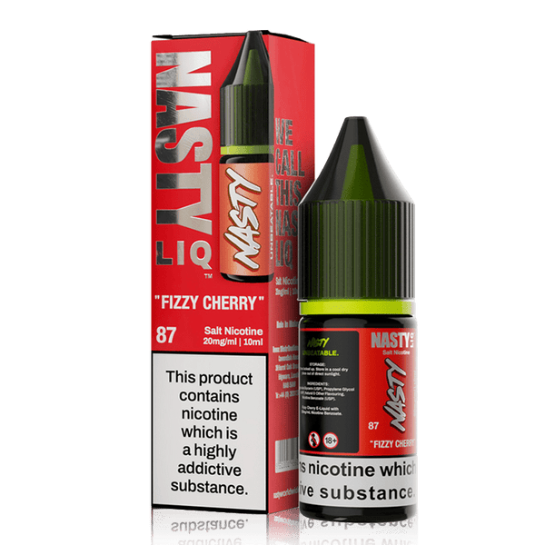 Fizzy Cherry By Nasty Liq 10ml in 10mg, for your vape at Red Hot Vaping