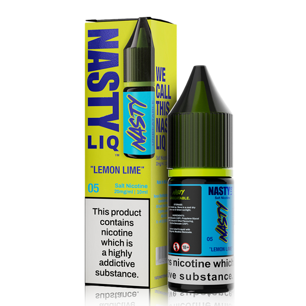 Lemon Lime By Nasty Liq 10ml in 10mg, for your vape at Red Hot Vaping