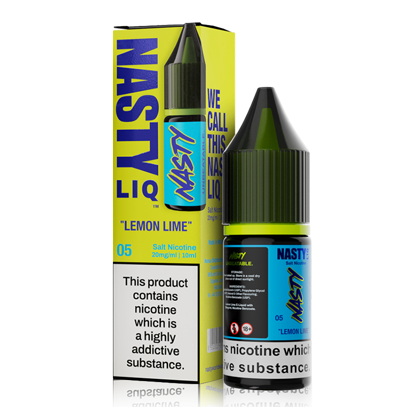 Lemon Lime By Nasty Liq 10ml in 10mg, for your vape at Red Hot Vaping