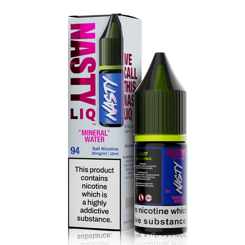 Mineral Water By Nasty Liq 10ml in 20mg, for your vape at Red Hot Vaping