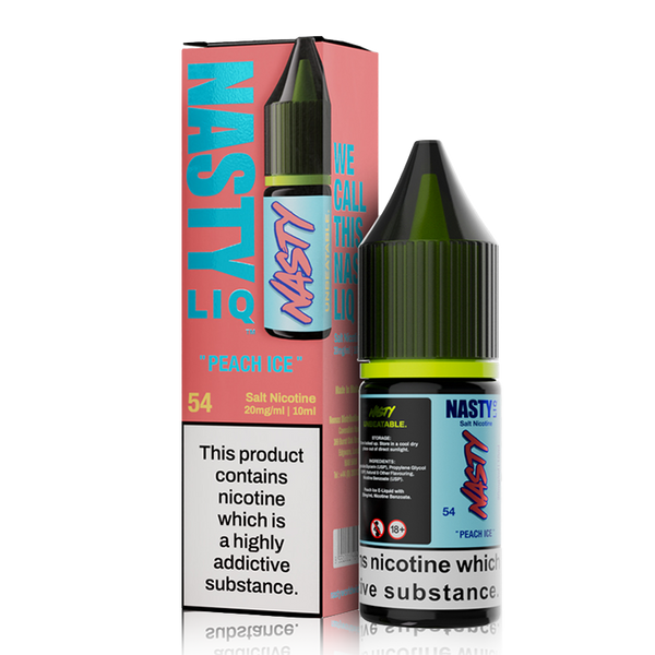 Peach Ice By Nasty Liq 10ml in 10mg, for your vape at Red Hot Vaping