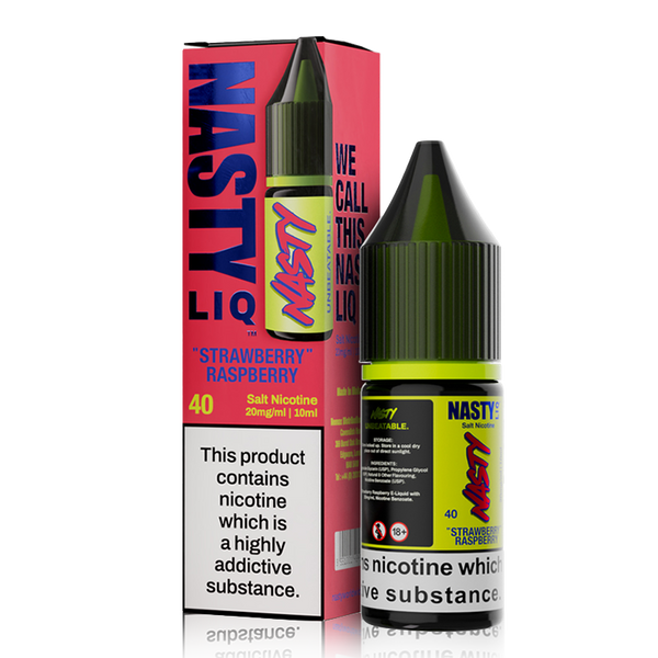 Strawberry Raspberry By Nasty Liq 10ml in 10mg, for your vape at Red Hot Vaping