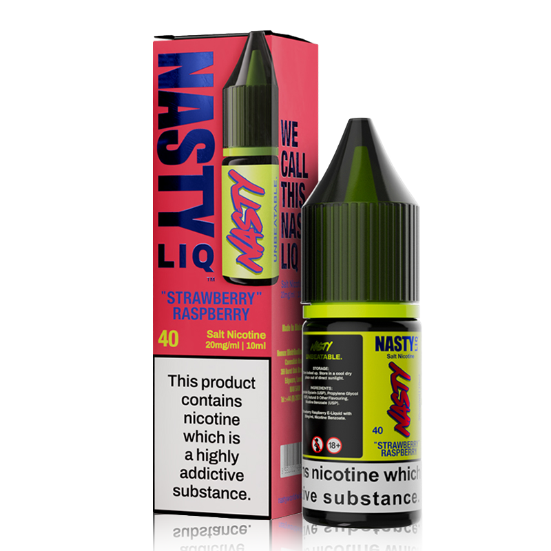 Strawberry Raspberry By Nasty Liq 10ml in 10mg, for your vape at Red Hot Vaping