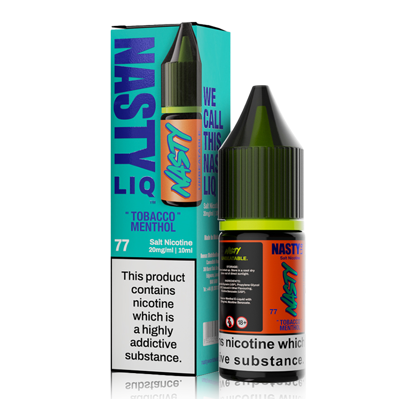 Tobacco Menthol By Nasty Liq 10ml in 10mg, for your vape at Red Hot Vaping