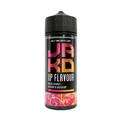 Unreal Berries Rhubarb & Raspberry 50/50 By JAK'D 100ml Shortfill for your vape at Red Hot Vaping