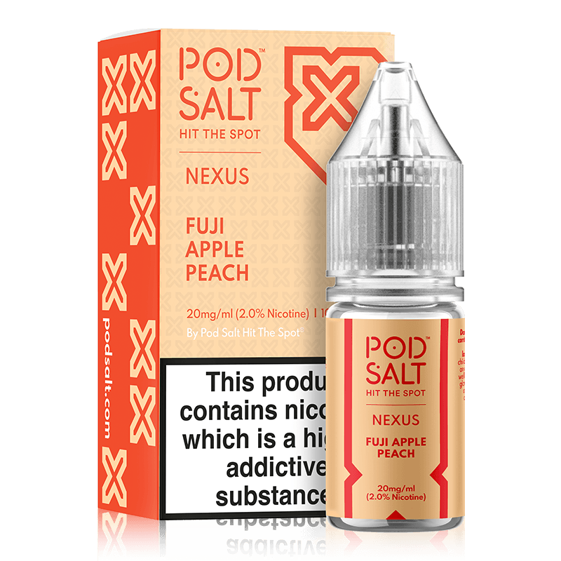 Fuji Apple Peach By Nexus Pod Salt 10ml. for your vape at Red Hot Vaping