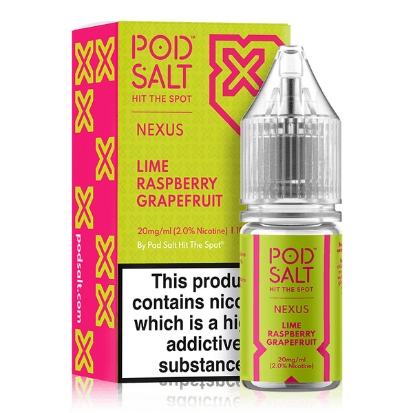 Lime Raspberry Grapefruit By Nexus Pod Salt 10ml for your vape at Red Hot Vaping
