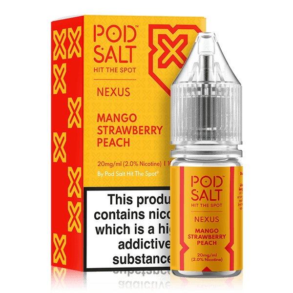 Mango Strawberry Peach By Nexus Pod Salt 10ml. for your vape at Red Hot Vaping