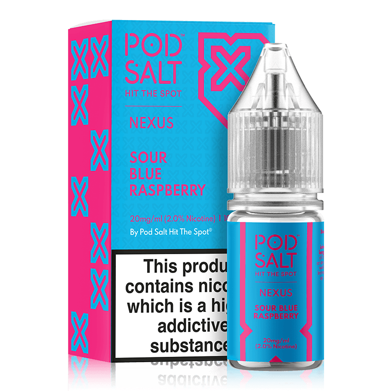 Sour Blue Raspberry By Nexus Pod Salt 10ml. for your vape at Red Hot Vaping