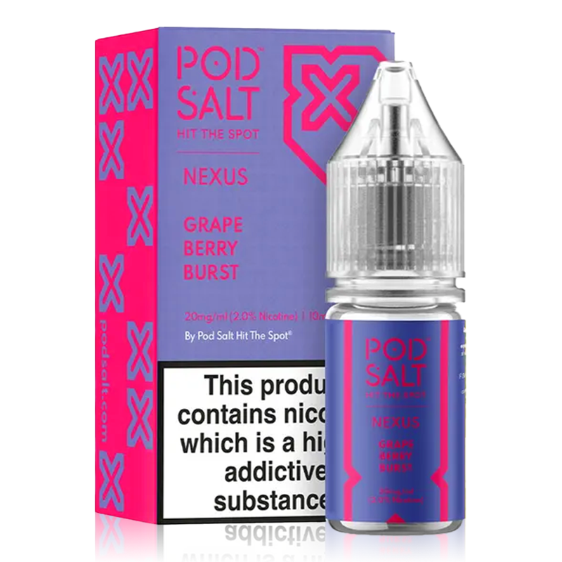 Grape Berry Burst By Nexus Pod Salt 10ml for your vape at Red Hot Vaping