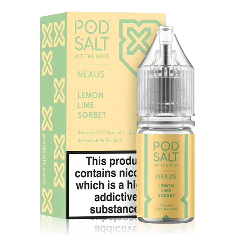 Lemon Lime Sorbet By Nexus Pod Salt 10ml. for your vape at Red Hot Vaping