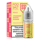 Strawberry Banana Rhubarb By Nexus Pod Salt 10ml. for your vape at Red Hot Vaping