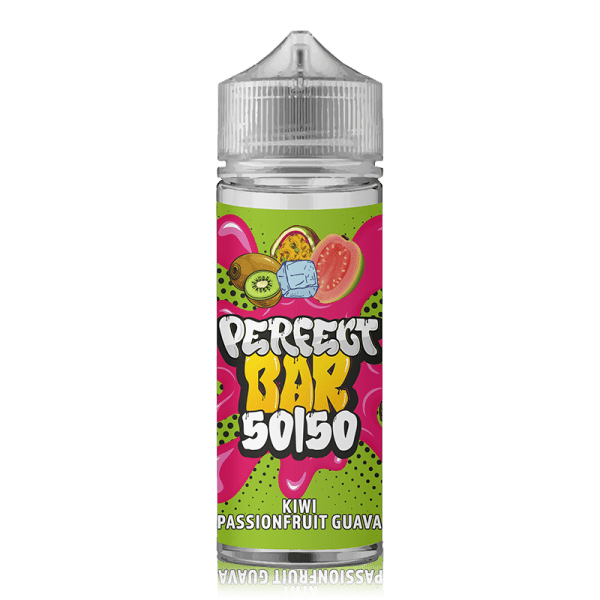 Kiwi Passionfruit Guava 50/50 By Perfect Bar 100ml Shortfill for your vape at Red Hot Vaping