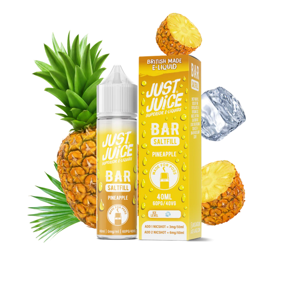 Pineapple By Just Juice Bar Saltfill 40ml Shortfill