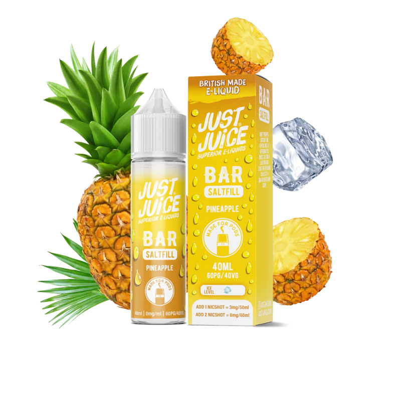 Pineapple By Just Juice Bar Saltfill 40ml Shortfill