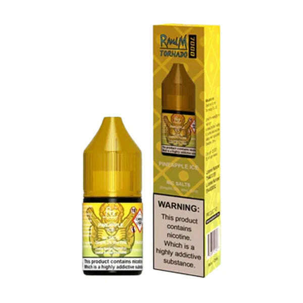 Pineapple Ice By RandM 7000 Salt 10ml for your vape at Red Hot Vaping