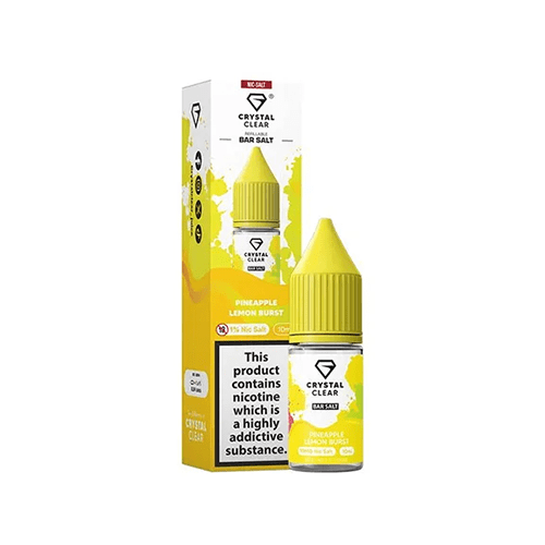 Pineapple Lemon Burst By Crystal Clear Salt 10ml for your vape at Red Hot Vaping