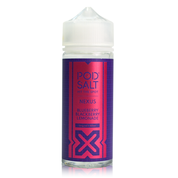 Blueberry Blackberry Lemonade By Nexus Pod Salt 100ml Shortfill for your vape at Red Hot Vaping