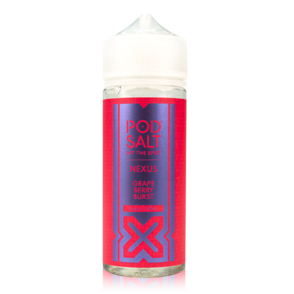 Grape Berry Burst By Nexus Pod Salt 100ml Shortfill for your vape at Red Hot Vaping