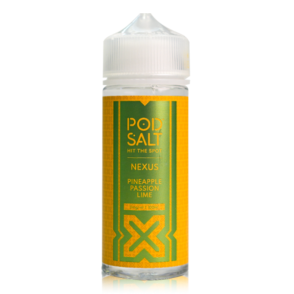 Pineapple Passion Lime By Nexus Pod Salt 100ml Shortfill for your vape at Red Hot Vaping