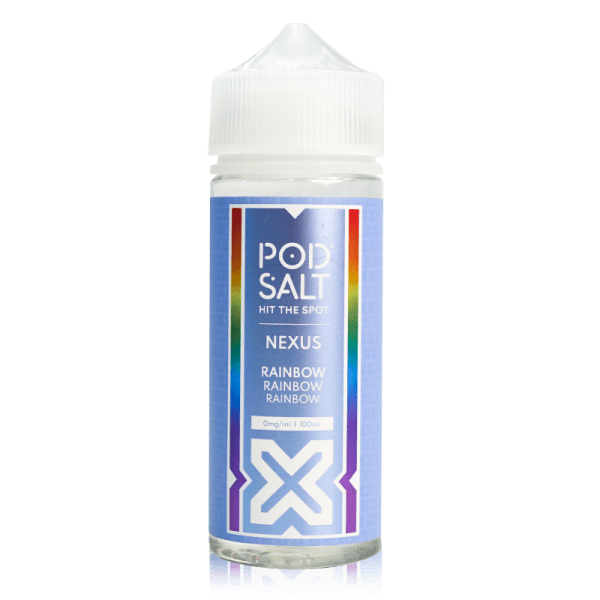 Rainbow Rainbow Rainbow By Nexus Pod Salt 100ml Shortfill for your vape at Red Hot Vaping