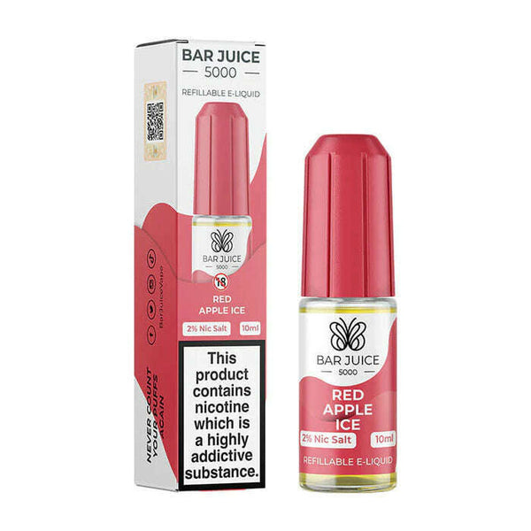 Red Apple Ice By Bar Juice 5000 10ml for your vape at Red Hot Vaping