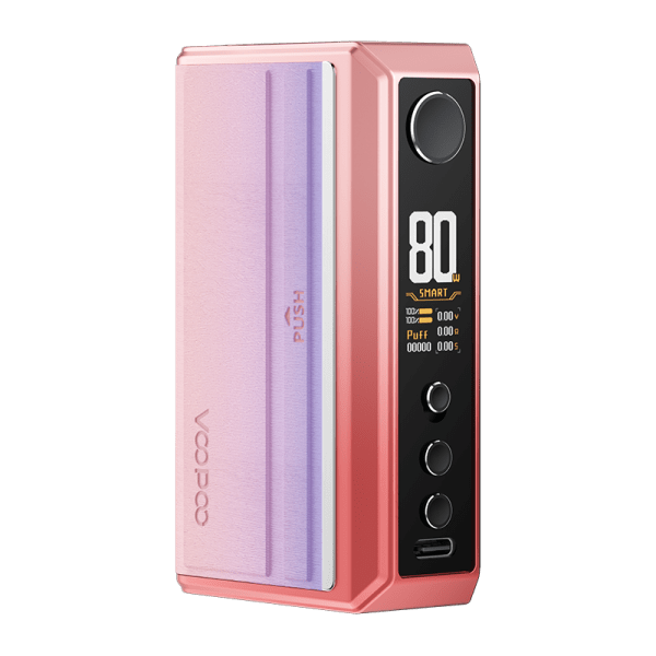 Drag 5 Mod By VooPoo in Sakura Pink, for your vape at Red Hot Vaping